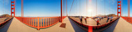 People on Golden Gate Bridge