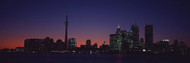 Buildings Lit Up at Night Toronto