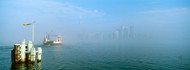 Toronto with Ship and Mist