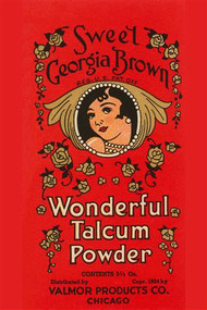 Sweet Georgia Brown Wonderful Talcum Powder