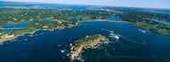 Aerial View of Island, Newport