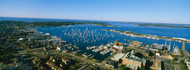Aerial View of Newport Harbor