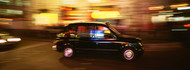 Black Cab at Night London