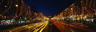 Champs Elysees at Night Paris