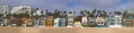 Houses on Beach Santa Monica