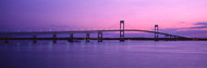 Newport Bridge Purple Twilight