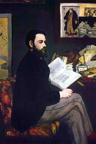 Portrait of Emile Zola by Manet