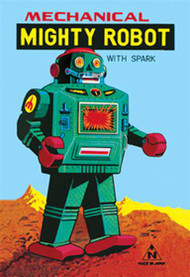Mechanical Green Mighty Robot with Spark