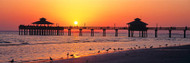 Sunset Fort Myers Beach FL USA