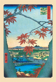 Maple Trees by Hiroshige