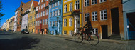 Woman Riding A Bicycle Copenhagen