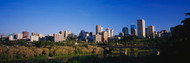 Edmonton Skyline in Front of a River