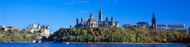 Parliament Building with Blue Sky Ottawa
