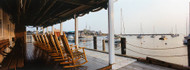 Rocking Chairs at Rockport Yacht Club MA