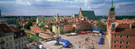 High Angle View of Warsaw, Poland