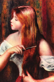 Combing Girl by August Renoir