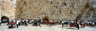 Crowd Praying in front of Wailing Wall