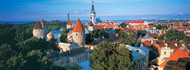 High Angle View of Tallinn, Estonia