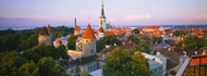 High Angle View of a City Tallinn Estonia