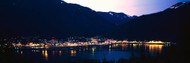 City Lights on Harbor Dusk Juneau