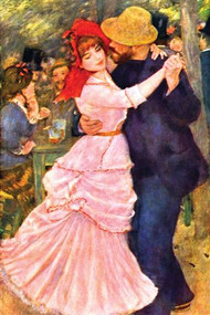 Dance in Bougival (Detail) by Renoir