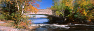 Bridge on Bog River New York State USA