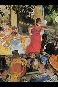 in Concert Cafe (Les Ambassadeurs) by Edgar Degas