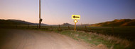 Arrow Sign on the Roadside