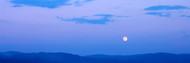 Full Moon Taos Mountains Taos New Mexico
