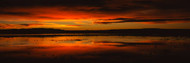 Clouds Over a Lake at Sunrise Socorro County