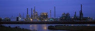 Oil Refinery at Dusk (