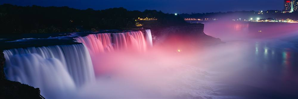 Niagara Falls at Night NY State - Walls 360