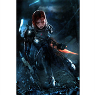 Mass Effect Wall Graphics: Commander Jane Shepard Cover Art II