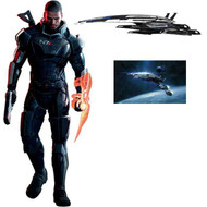 Mass Effect Wall Graphics: Shepard Combo Pack