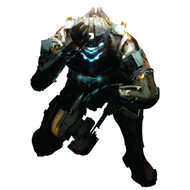 Dead Space Wall Graphics: Isaac Crouched Cutout Wall Graphics