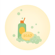Caleb Gray Studio: Bath Time Ducky Soap Wall Badge