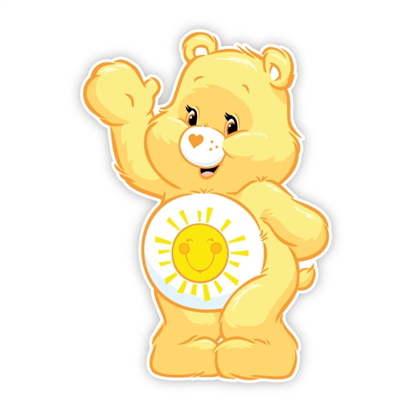 yellow care bear