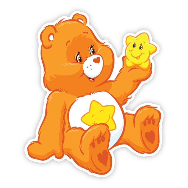 orange care bear