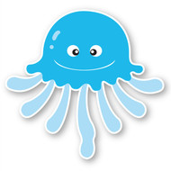 Paddleduck Wall Decals: Jim Jellyfish