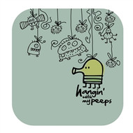 Doodle Jump Wall Badge: Hanging with My Peeps