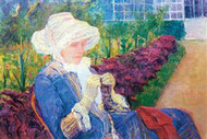 Lydia in The Garden Of Marly by Mary Cassatt