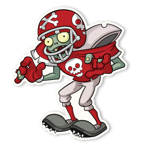 Plants vs. Zombies: Football Zombie - Walls 360
