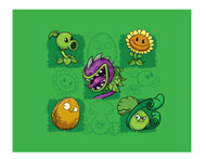 Plants vs. Zombies: PVZ Plants Lawn Grid