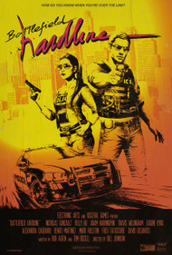 Battlefield Hardline 80's Poster Design