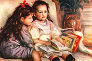 Portrait of Jean and Genevieve Caillebotte by Pierre-Auguste Renoir
