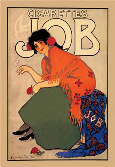 Cigarettes Job 1918 by Alphonse Mucha - Walls 360