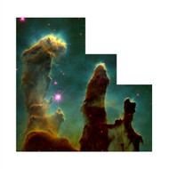 Star Forming Gas Pillars in the Eagle Nebula
