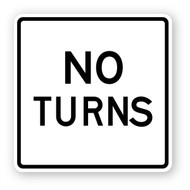 No Turns Wall Graphic