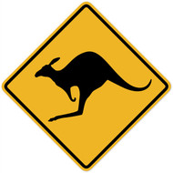 Kangaroo Crossing Wall Graphic