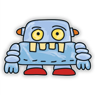 Space Monster Blue Robot (Red Shoes)